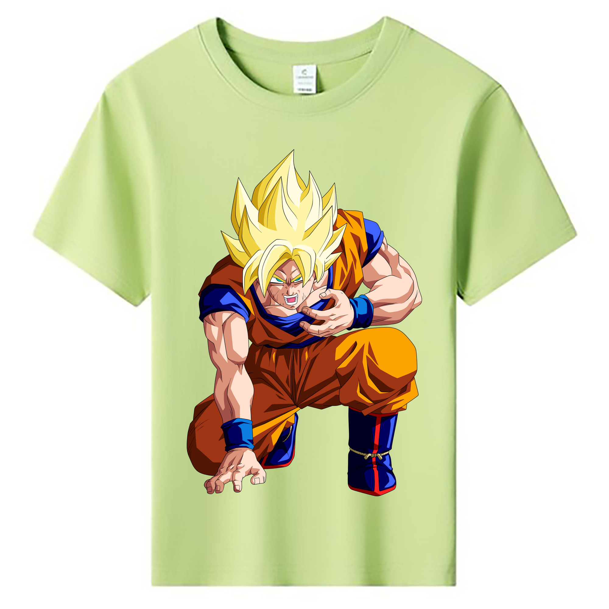 （画像用） ドラゴンボール 孫悟空（そん ごくう）Son Goku カカロット DRAGON BALL Kakarotto 綿100％キッズTシャツ（フロントプリント）